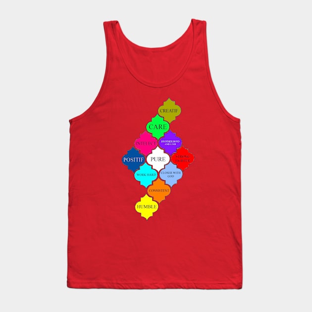 11 good caracter Tank Top by UNIQ COLOURFULL